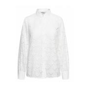 Overhemd met lange mouwen, effen kleur &Co Woman , White , Dames