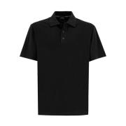 Zwarte Katoenen Poloshirt voor Heren Brioni , Black , Heren