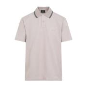 Shell Sand Polo Shirt Brioni , Beige , Heren