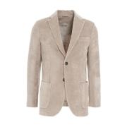 Grijze Corduroy Blazer voor Heren Circolo 1901 , Gray , Heren