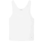 Zachte Cashmere Blend Tank Top Anine Bing , White , Dames