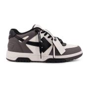 Leren lage sneakers Off White , Gray , Heren