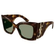 Blaze Zonnebril in Havana/Groen Saint Laurent , Brown , Dames