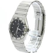 Pre-owned Stainless Steel watches Omega Vintage , Black , Heren