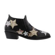 Zwarte Glitter Cowgirl Laarzen Chiara Ferragni Collection , Black , Da...