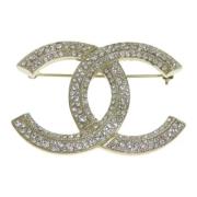 Pre-owned Metal chanel-jewelry Chanel Vintage , Yellow , Dames