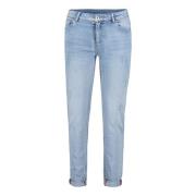 Moderne Slim-Fit Jeans met Wassing Betty Barclay , Blue , Dames