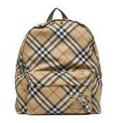 Klassieke Kleine Rugzak Burberry , Beige , Heren