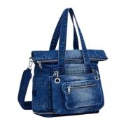 Dames Lente/Zomer Polyester Tassen Collectie Desigual , Blue , Dames