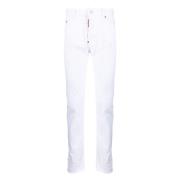 Slim Cool Guy White Bull Jeans Dsquared2 , White , Heren