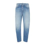 Blauwe Casual Broek voor Mannen Dsquared2 , Blue , Heren