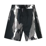 Gedrukte katoenen shorts voor streetwear-stijl Hugo Boss , Multicolor ...