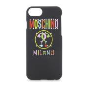 Zwarte Cover voor Stijlvolle Bescherming Moschino , Black , Dames