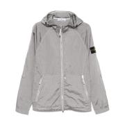 Grijze Parka Jas Stone Island , Gray , Heren