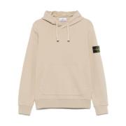 Beige Sweatshirt voor Mannen Stone Island , Beige , Heren