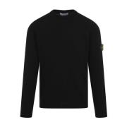 Zwarte Trui voor Mannen Stone Island , Black , Heren