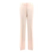 Wollen Flared Broek met Zakken Tom Ford , Pink , Dames