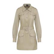 Elegante Nude Jurk Tom Ford , Beige , Dames