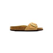 Beige Sandaal Madrid Collectie Lente Zomer Birkenstock , Beige , Dames