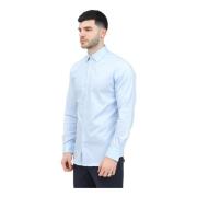 Blauw Overhemd Lange Mouw Casual Chic Selected Homme , Blue , Heren