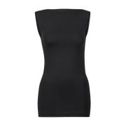 Zwarte Mouwloze Aurora Top Wolford , Black , Dames