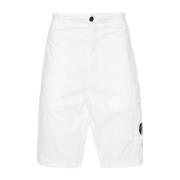 Witte Shorts C.p. Company , White , Heren