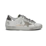 Suede Logo Low Lace-Up Trainers Golden Goose , Multicolor , Dames