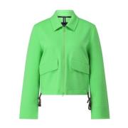 Blazer met luipaardprint en ritssluiting Marc Cain , Green , Dames