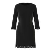 Zwarte Kant Jurk Marc Cain , Black , Dames