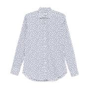 Witte Button-Up Overhemd Lange Mouw Etro , White , Heren