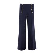 Paleisstijl Wijde Pijp Broek Etro , Blue , Dames