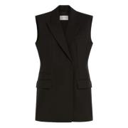 Zwarte Pegli Stijlvolle Modieuze Damesjurk Sportmax , Black , Dames