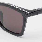 Pre-owned Acetate sunglasses Balenciaga Vintage , Black , Dames