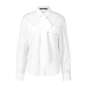 Overhemd met stropdasdetail Luisa Cerano , White , Dames