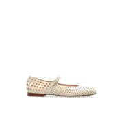 Leren balletflats Milly AGL , Beige , Dames