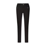 Elegante Slim-Fit Broek Susana Raffaello Rossi , Black , Dames