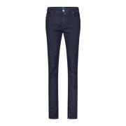 Zip Slim-Fit 5-Pocket Jeans Tramarossa , Blue , Heren