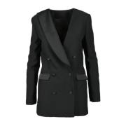 Moderne Zwarte Blazer voor Dames Costume National , Black , Dames