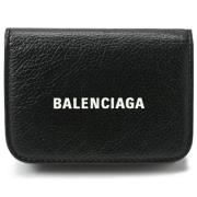 Pre-owned Leather wallets Balenciaga Vintage , Black , Unisex