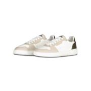 Handgemaakte leren sneakers met ademend materiaal Axel Arigato , White...