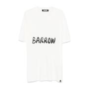 Witte Jersey T-shirt Barrow , White , Heren