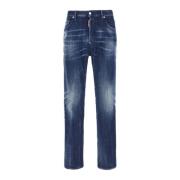 Klassieke Denim Jeans voor dagelijks gebruik Dsquared2 , Blue , Heren