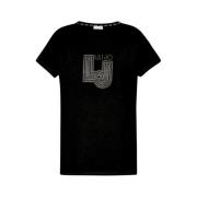 Klassiek T-shirt Liu Jo , Black , Dames