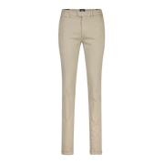 Slim-Fit Katoenen Broek Luis Tramarossa , Beige , Heren