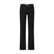 Slim Fit Five-Pocket Jeans met Rits Jacob Cohën , Black , Heren