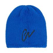 Blauwe Beanie Muts voor Mannen Greg Lauren , Blue , Heren