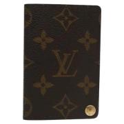 Pre-owned Canvas wallets Louis Vuitton Vintage , Brown , Dames