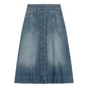 Elegante Pencil Rok Valentino Garavani , Blue , Dames