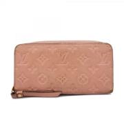 Pre-owned Fabric wallets Louis Vuitton Vintage , Pink , Dames