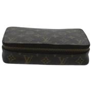 Pre-owned Canvas wallets Louis Vuitton Vintage , Brown , Dames